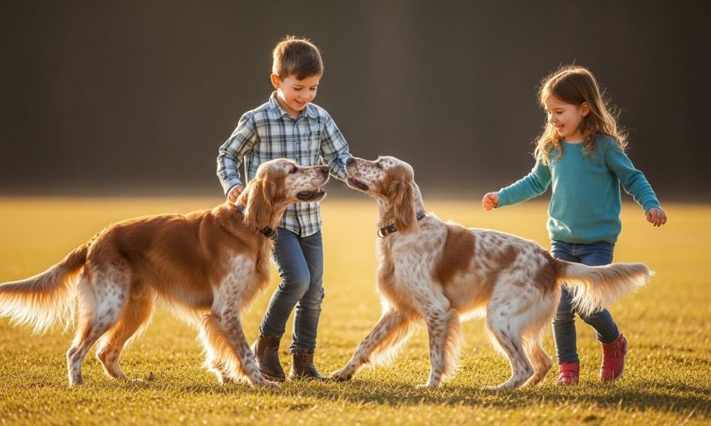 (12) English Setter Una Raza Canina Genial 14 interrelación con niños English Setter