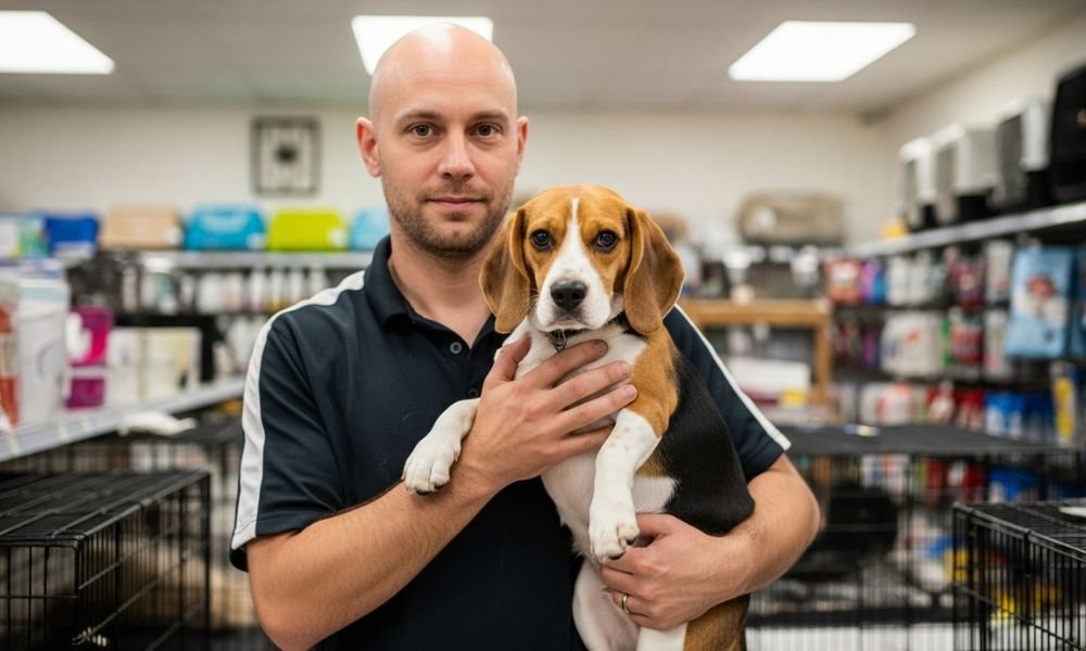 Belle, la Beagle que marcó el 911: un Evento Histórico de amor, instinto y salvación 4 Belle la Beagle tienda de mascotas
