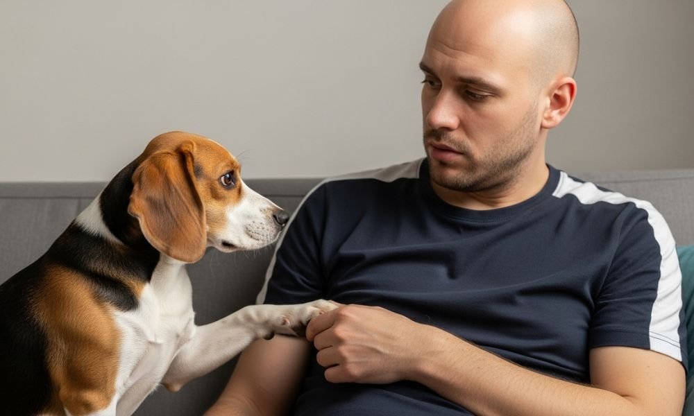 Belle, la Beagle que marcó el 911: un Evento Histórico de amor, instinto y salvación 2 Belle la Beagle anticipando