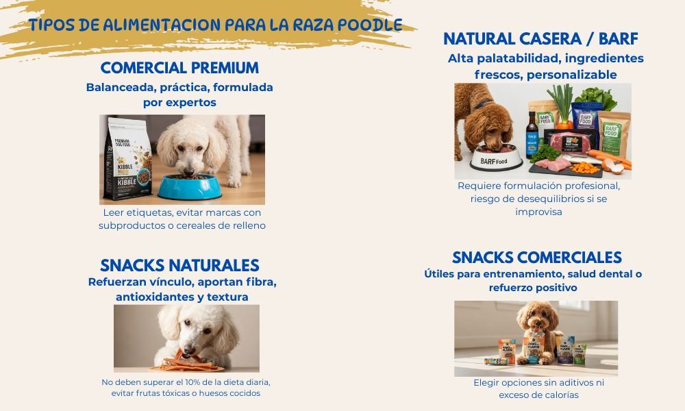 (10) El Poodle (caniche). Todo Sobre Esta raza versátil e inteligente 8 Poodle (Caniche) tipos de alimentación
