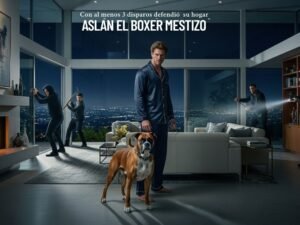 El boxer mestizo que defendió su hogar