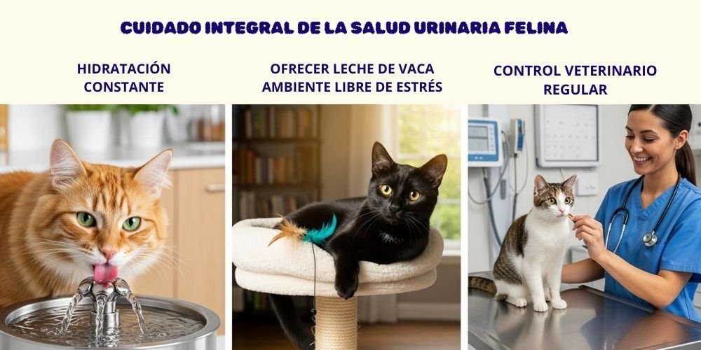 cuidado integran de la salud urinaria felina