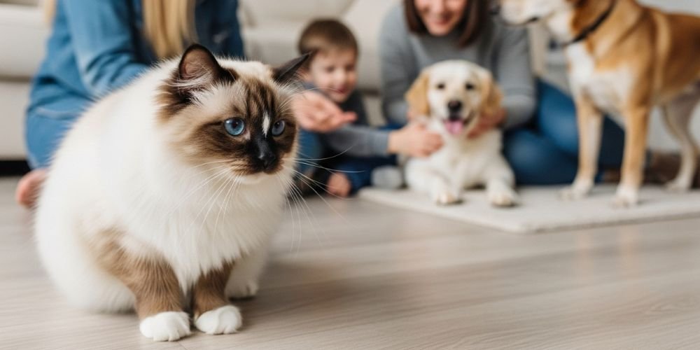 Convivencia con El Gato Sagrado de Birmania