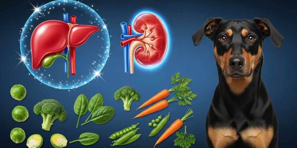 Desintoxicación Natural en Perros -detox- con verduras y vegetales