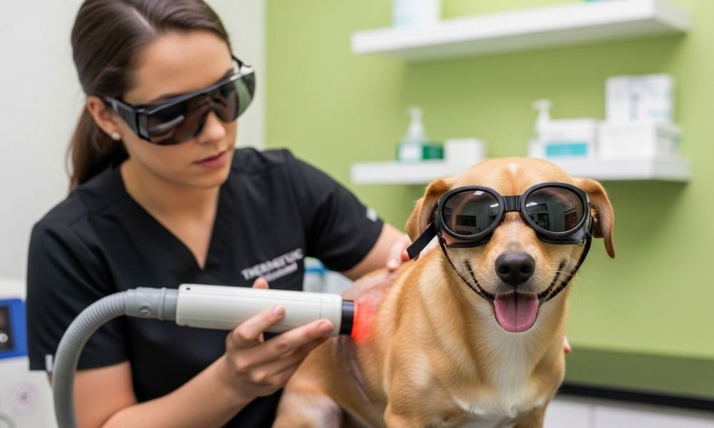 Fisioterapia en Mascotas Tecnica laser
