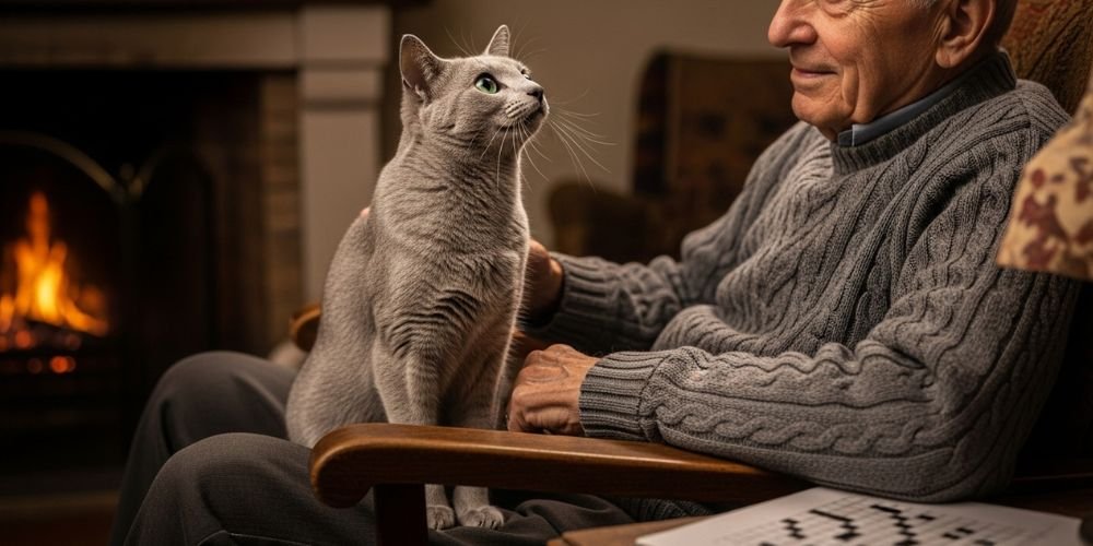 la lealtad del Gato Azul Ruso