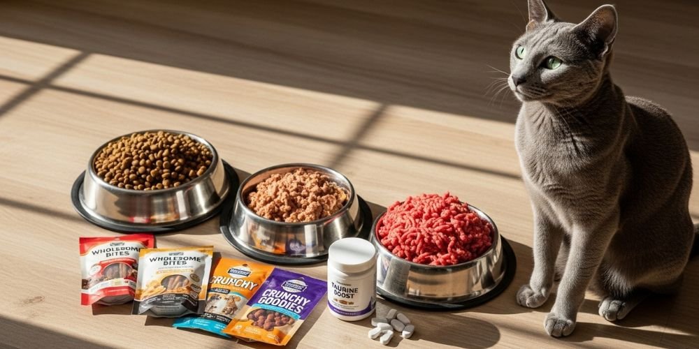 comidas para el Gato Azul Ruso