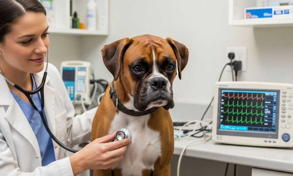 El Perro Bóxer revisión medica