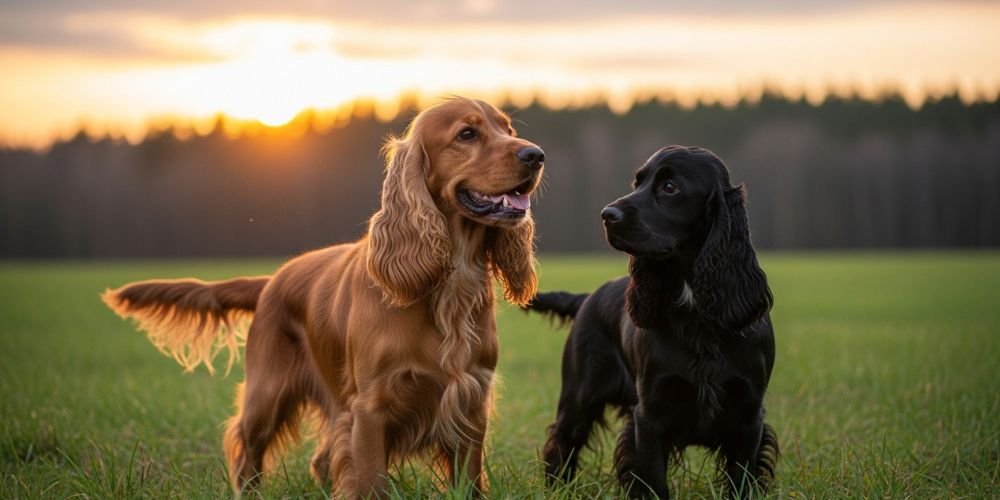 pareja de Cocker Spaniel Inglés 
