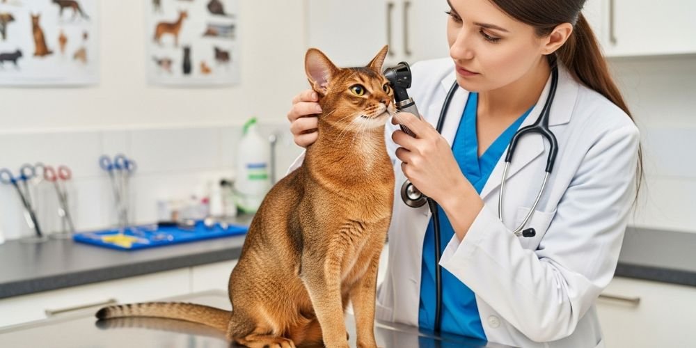 (18) El Gato Abisinio. Inteligente y Elegancia genética en cada pelo 11 revisión veterinaria del Gato Abisinio