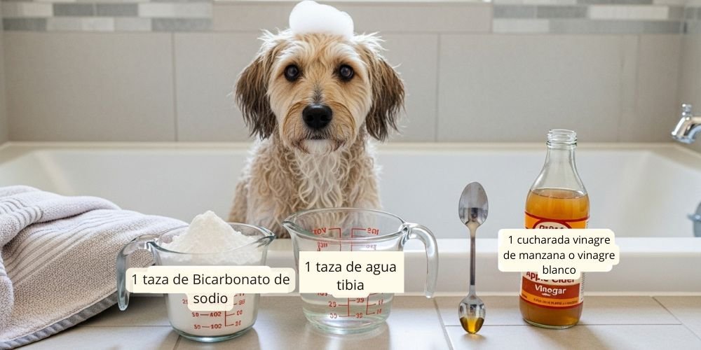(12) champú casero para mascotas: Beneficios con calidad 6 champú de bicarbonato casero para mascotas
