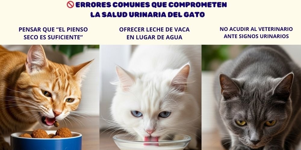 Errores comunes que comprometen la salud urinaria del gato
