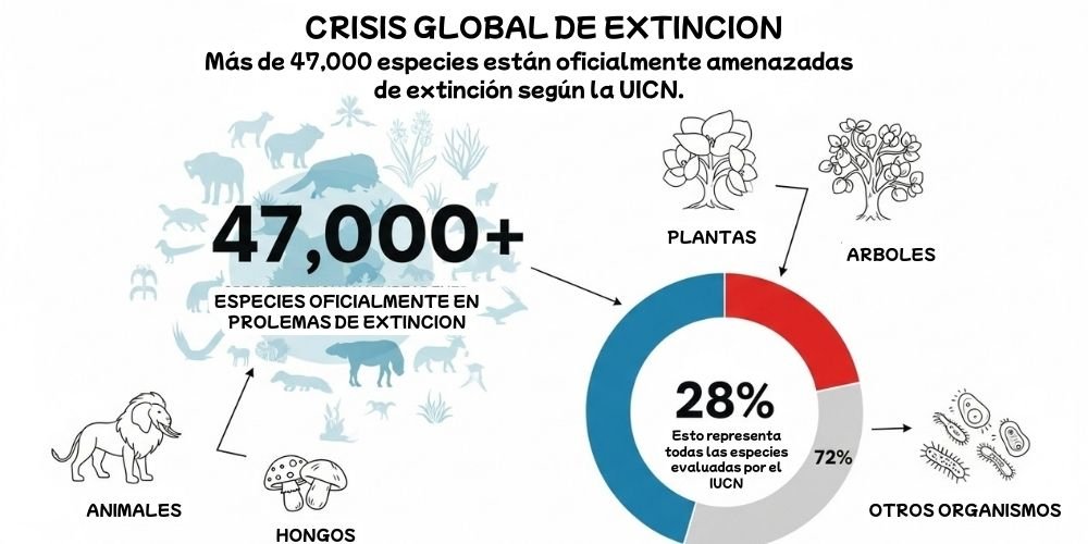 cifras de la crisis global de extinción