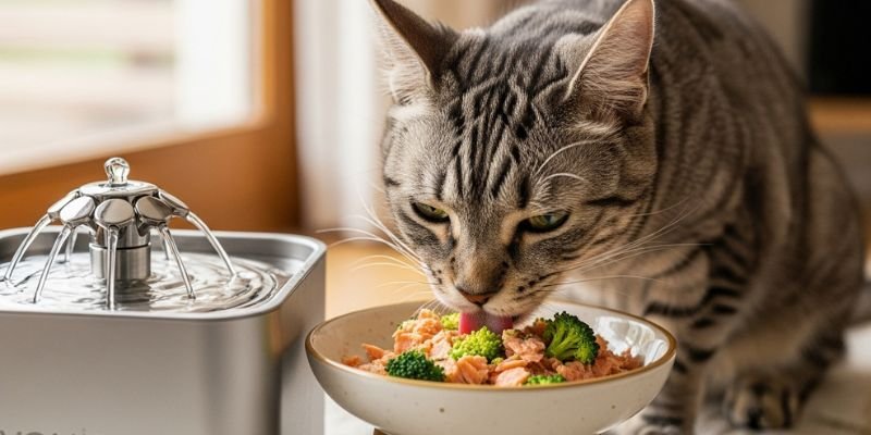 dieta natural para Gato American Wirehair