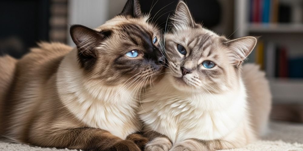 gato himalayo romantico