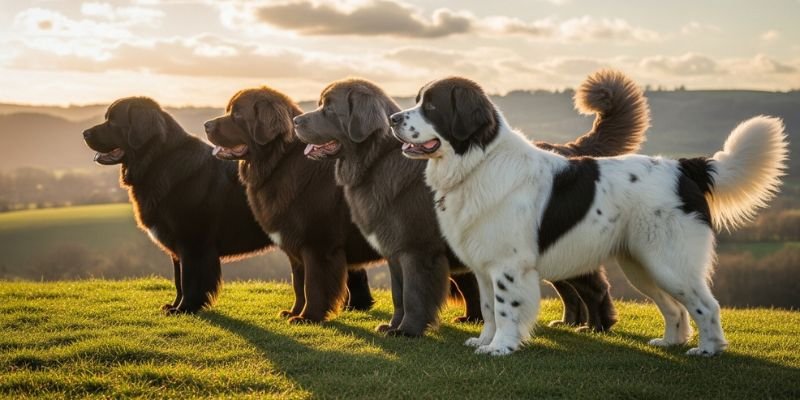 colores del el perro terranova