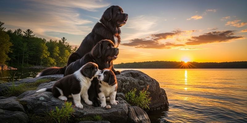 vida reproductiva del perro terranova