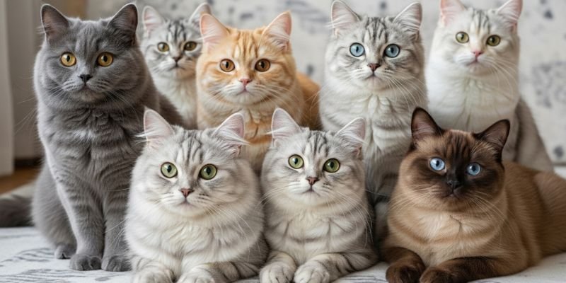 (30) Gato British Longhair: Todo sobre este hermoso gato 4 variedad de colores del gato british longhair