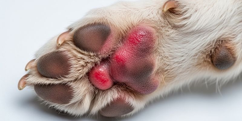 enfermedades de las almohadillas de los perros
