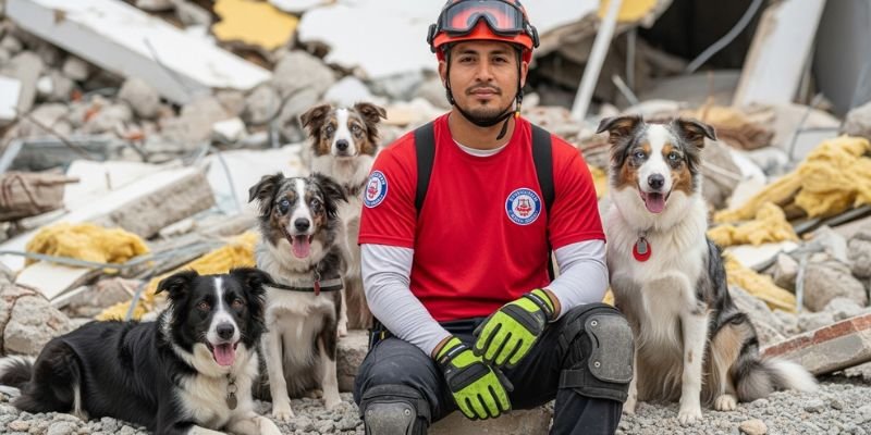 PAISES EN DESARROLLO Y LAS Brigadas con Perros Rescatistas