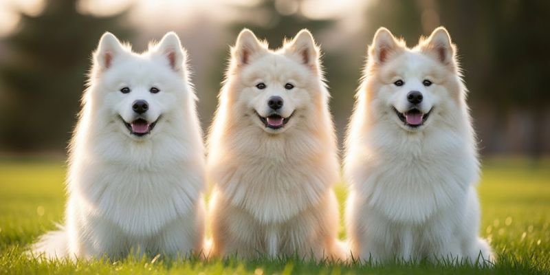 colores de El perro Samoyedo