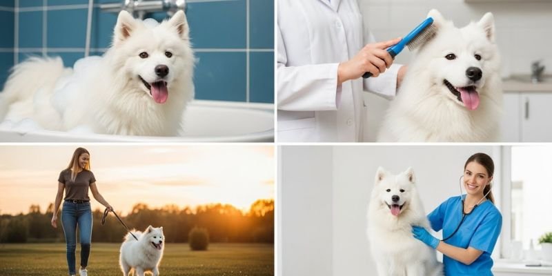 cuidados esenciales de El perro Samoyedo
