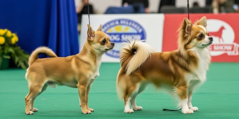 perro chihuahua pelo corto y pelo largo