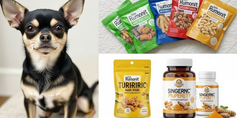 perro chihuahua y sus snack