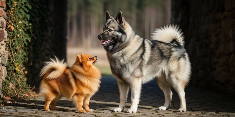  Los Spitz grandes eran usados como perros de trabajo y guardianes.