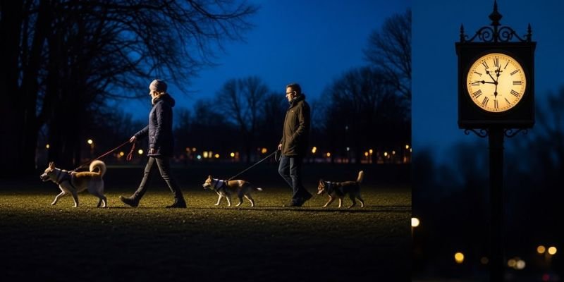 Seguridad en paseos nocturnos y horarios seguros