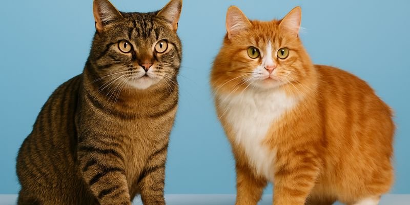 Gato Manx y el gato cymric