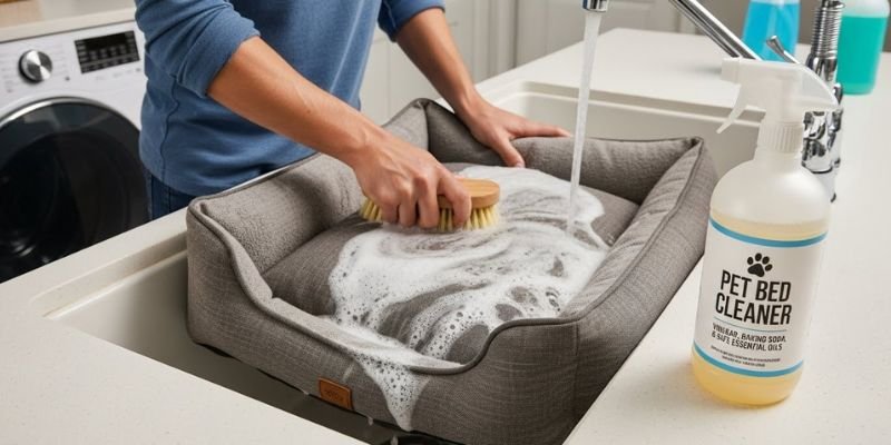 Higiene natural para Mascotas con vinagre, bicarbonato y aceite esencial