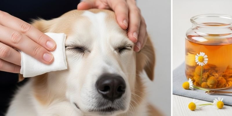 Higiene natural para Mascotas y la manzanilla en ojos