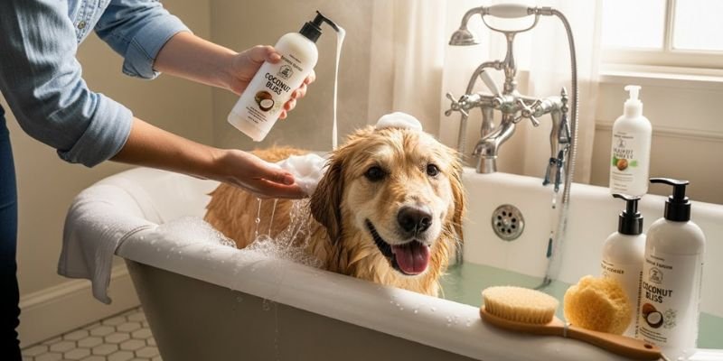 Higiene natural para Mascotas y el aceite de coco