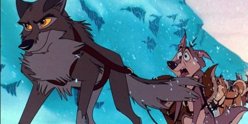 (37) Balto, El perro Líder que atravesó la tormenta invernal llevando la antitoxina diftérica a Nome 5 Pelicula animada Balto