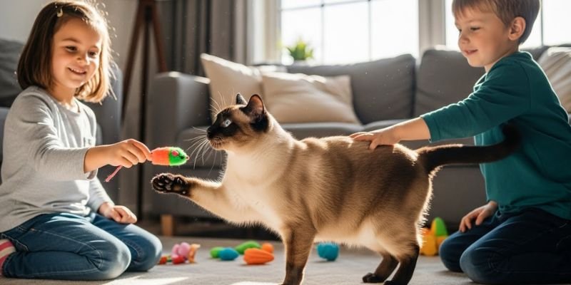 nivel de aprendizaje del gato Siamés Thai tradicional 