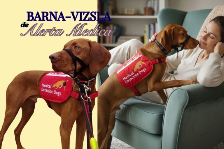 (44) Barna el Vizsla que salva a su humana al alertar antes de una crisis médica 28