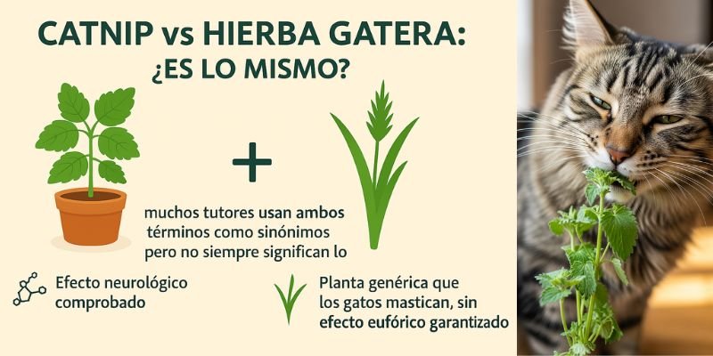 (44) Hierbas seguras en gatos: catnip, hierba gatera fresca, avena o trigo para masticar 2