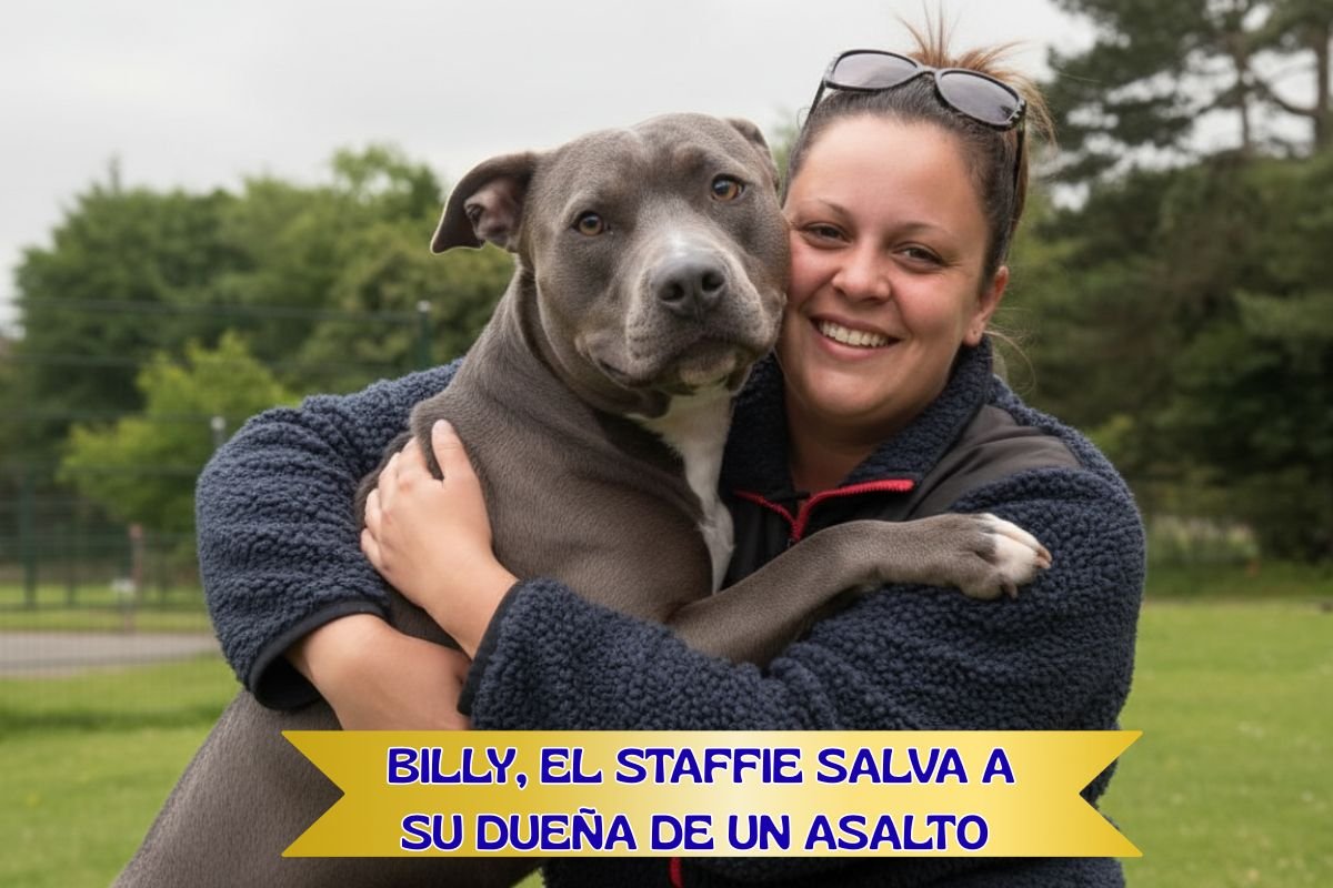 (45) Billy el Staffie Valiente que salvó a su dueña de un ladrón 1