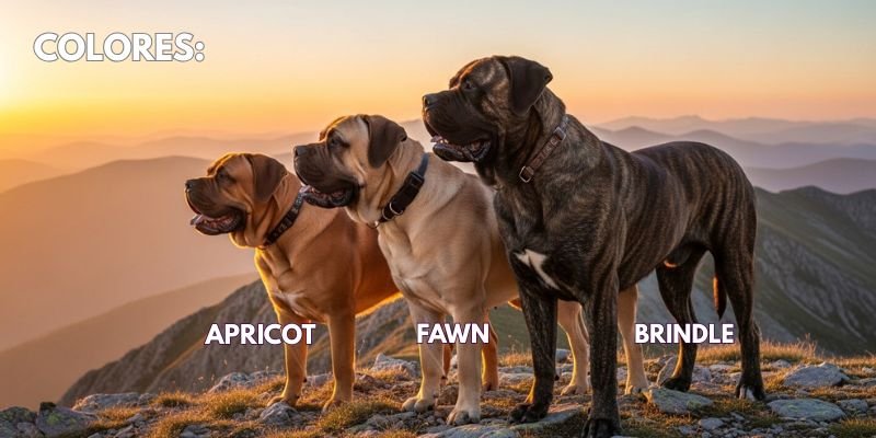 Perro Mastiff (Mastín) y sus colores