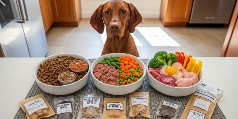 alimentación del Perro Vizsla