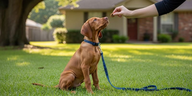 dificultad de entrenamiento del Perro Vizsla