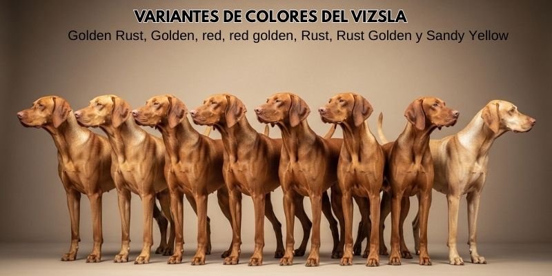 colores del Perro Vizsla