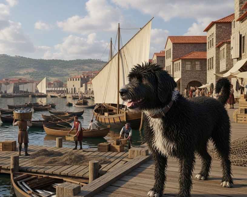 El Perro de agua Portugués en el pasado