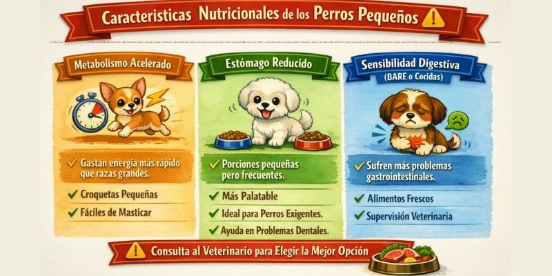 Alimentación en Perros Pequeños