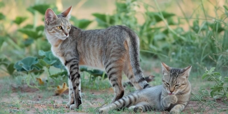 Felis Lybica o Gato montes africano