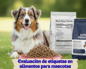 etiquetas en alimentos para mascotas