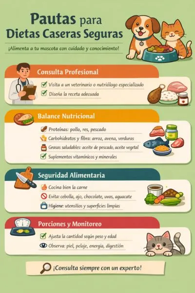 Dietas comerciales vs. caseras