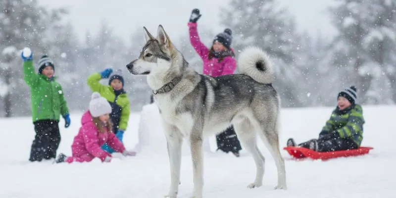 convivencia con el Laika Siberiana Occidental