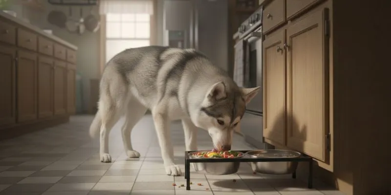 alimentación natural del Laika Siberiana Occidental